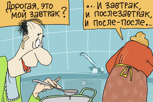 Авторский рисунок Завтрак, послезавтрак и послепослезавтрак