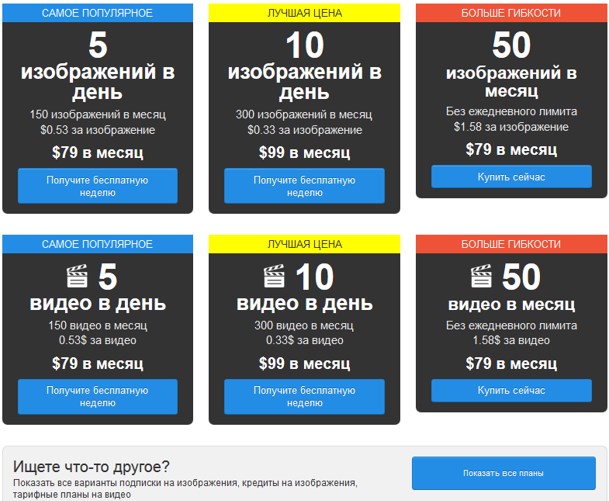 Тарифы и планы