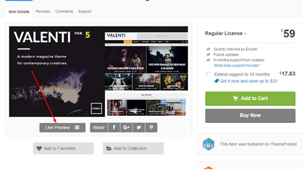 Шаблон Valenti